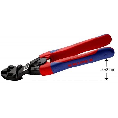 Knipex Cortante articulado Cobolt® con muelle (bocas a 20º) - con mangos bicomponentes 200 mm