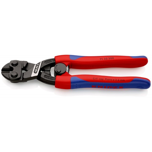 Knipex Cortante articulado Cobolt® con muelle y muesca 200 mm