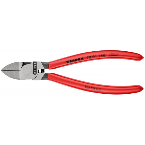 Knipex Alicate de corte diagonal para plástico 160 mm