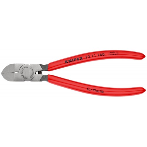 Knipex Alicate de corte diagonal para plástico (bocas a 45º) 160 mm