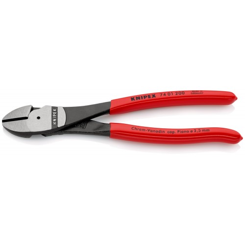 Knipex Alicate de corte diagonal de fuerza con mangos recubiertos de plástico 200 mm