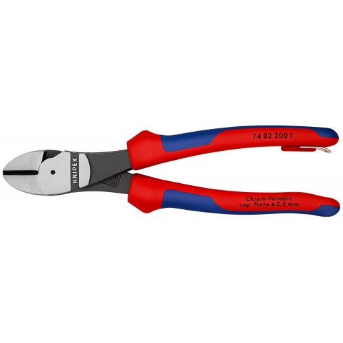 Knipex Alicate de corte diagonal de fuerza anticaída 200 mm