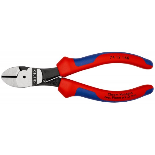 Knipex Alicate de corte diagonal de fuerza con muelle 160 mm