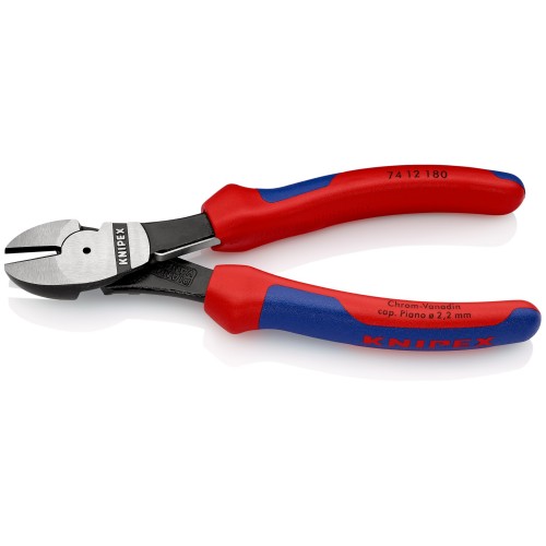 Knipex Alicate de corte diagonal de fuerza con muelle 180 mm