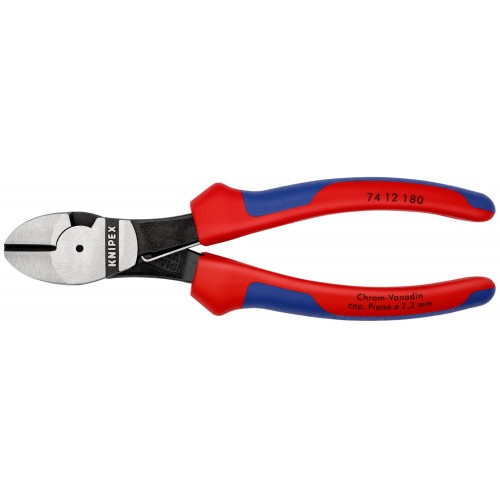 Knipex Alicate de corte diagonal de fuerza con muelle 180 mm