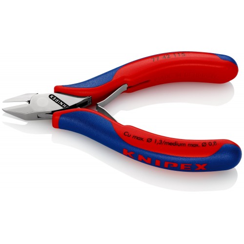 Knipex Alicate de corte diagonal para electrónica (cabeza en punta) 115 mm