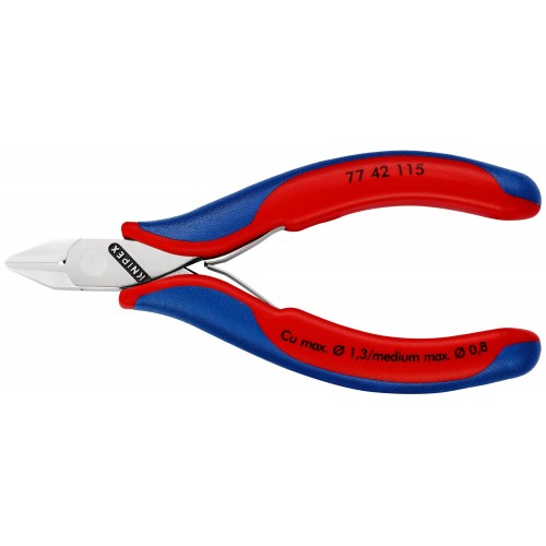 Knipex Alicate de corte diagonal para electrónica (cabeza en punta) 115 mm