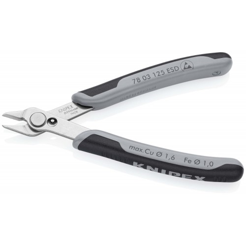 Knipex Alicate de corte para electrónica Super Knips ESD 125 mm