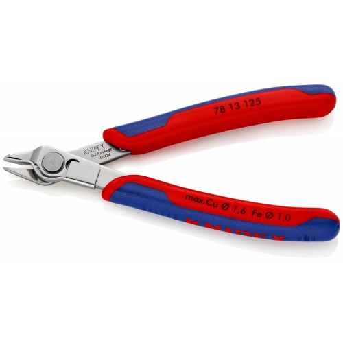 Knipex Alicate de corte para electrónica Super Knips (con muesca) 125 mm