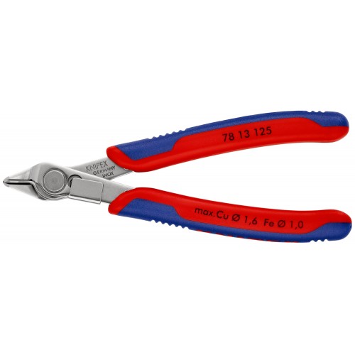 Knipex Alicate de corte para electrónica Super Knips (con muesca) 125 mm