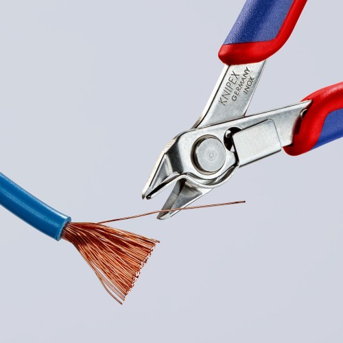 Knipex Alicate de corte para electrónica Super Knips (con muesca) 125 mm