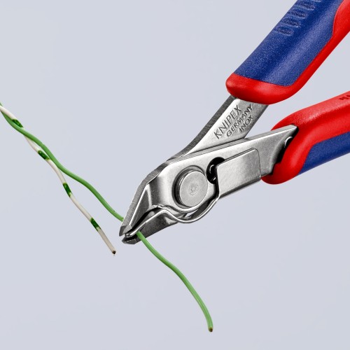 Knipex Alicate de corte para electrónica Super Knips (con muesca) 125 mm