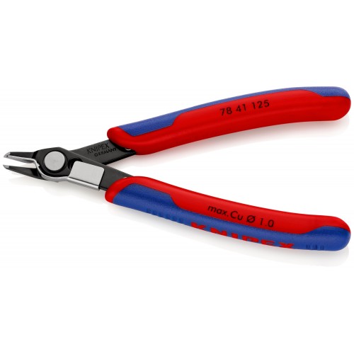 Knipex Alicate de corte para electrónica Super Knips (cabeza estrecha, con muesca) 125 mm