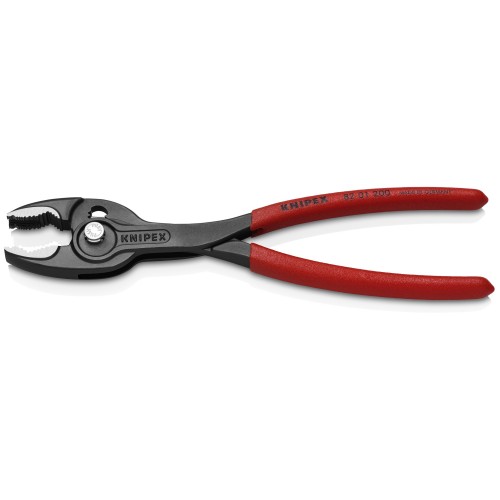 Knipex Alicate de agarre frontal TWINGRIP con mangos recubiertos de plástico 200 mm