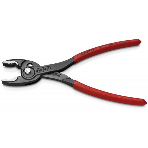 Knipex Alicate de agarre frontal TWINGRIP con mangos recubiertos de plástico 200 mm