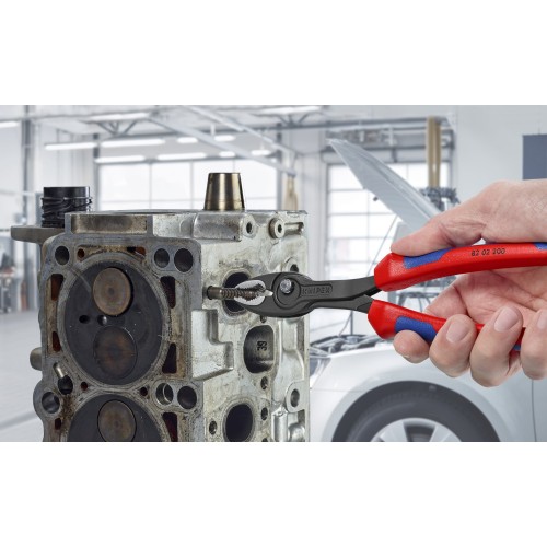 Knipex Alicate de agarre frontal TWINGRIP con mangos bicomponentes 200 mm
