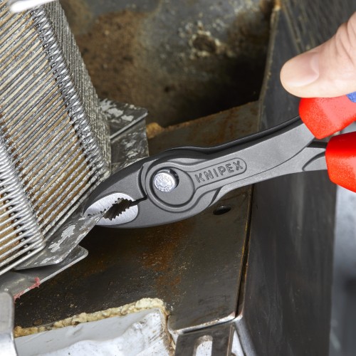 Knipex Alicate de agarre frontal TWINGRIP con mangos bicomponentes 200 mm