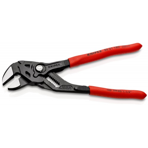 Knipex Tenaza llave-  con mangos recubiertos de plástico 180 mm