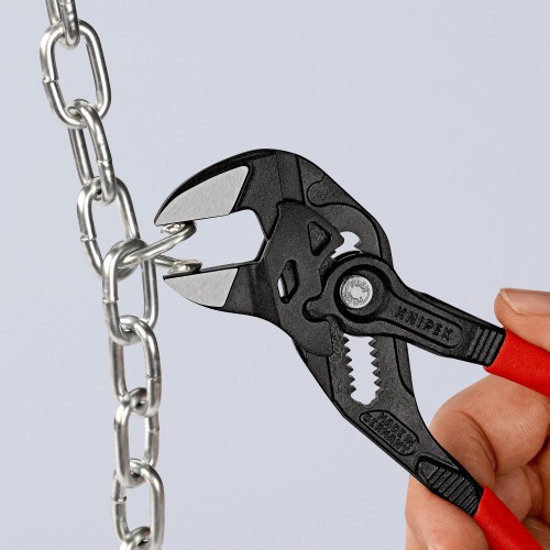 Knipex Tenaza llave-  con mangos recubiertos de plástico 180 mm