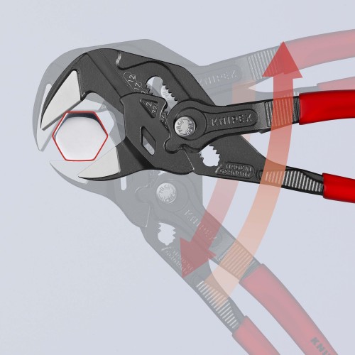 Knipex Tenaza llave-  con mangos recubiertos de plástico 180 mm