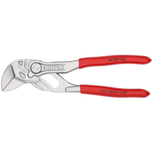 Knipex Tenaza llave-  con mangos recubiertos de plástico 125 mm