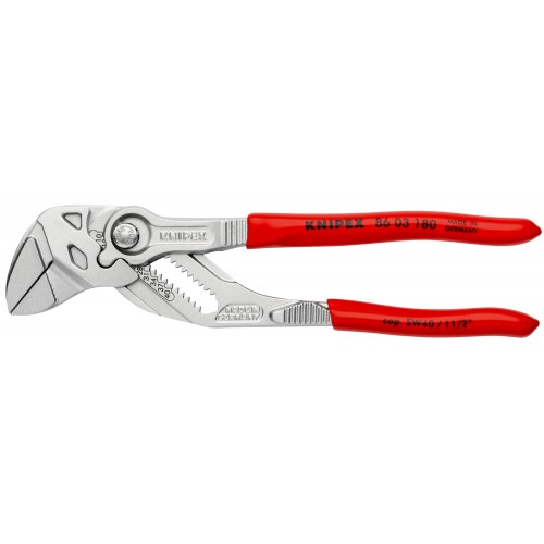 Knipex Tenaza llave-  con mangos recubiertos de plástico 180 mm