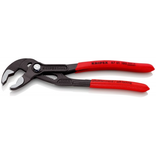 Knipex Tenaza pico loro COBRA® -  con mangos recubiertos de plástico 180 mm