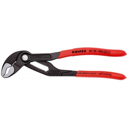 Knipex Tenaza pico loro COBRA® -  con mangos recubiertos de plástico 180 mm