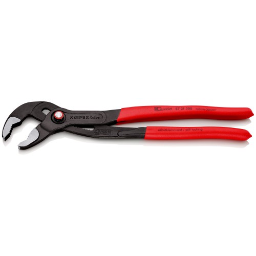 Knipex Tenaza pico loro COBRA® QuickSet -  con mangos recubiertos de plástico 300 mm