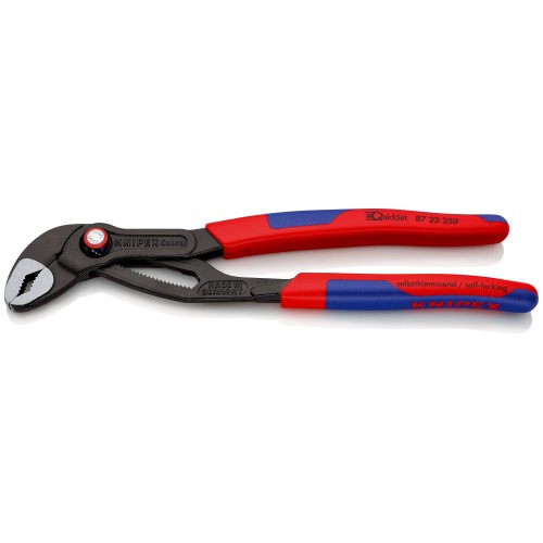 Knipex Tenaza pico loro COBRA® QuickSet - con mangos bicomponentes 250 mm