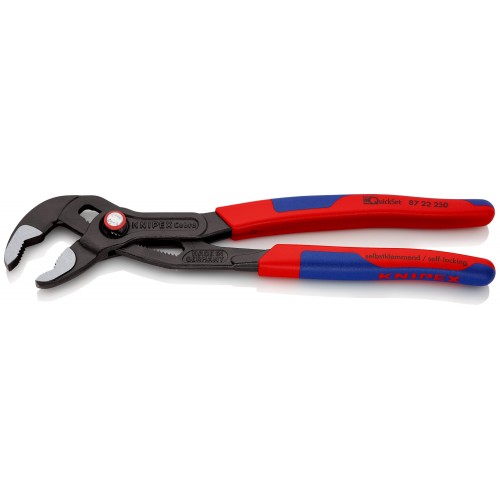Knipex Tenaza pico loro COBRA® QuickSet - con mangos bicomponentes 250 mm