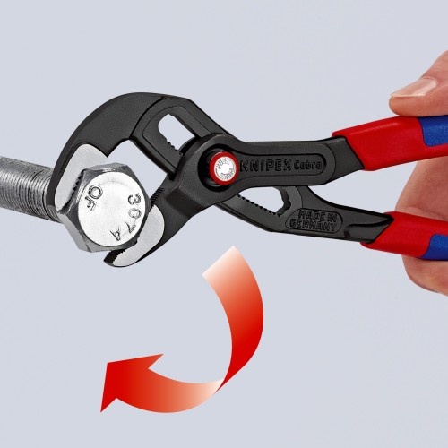 Knipex Tenaza pico loro COBRA® QuickSet -  con mangos recubiertos de plástico