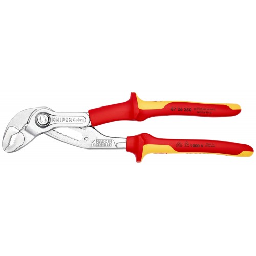 Knipex Tenazas COBRA® con mangos bicomponentes aislados 250 mm