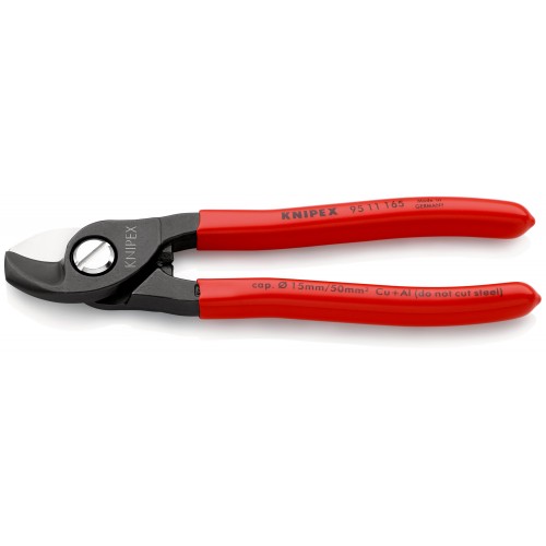 Knipex Alicates cortacables - con mangos recubiertos de plástico 165 mm