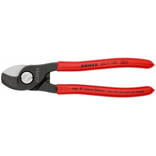 Knipex Alicates cortacables - con mangos recubiertos de plástico 165 mm