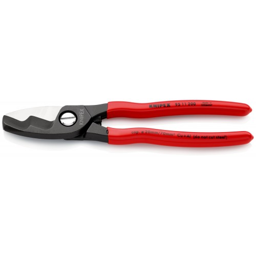 Knipex Alicates cortacables - con mangos recubiertos de plástico 200 mm