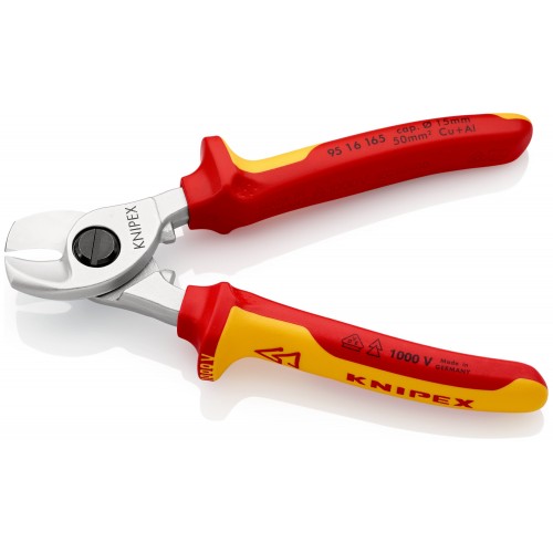 Knipex Alicate cortacables con mangos bicomponentes aislados 165 mm