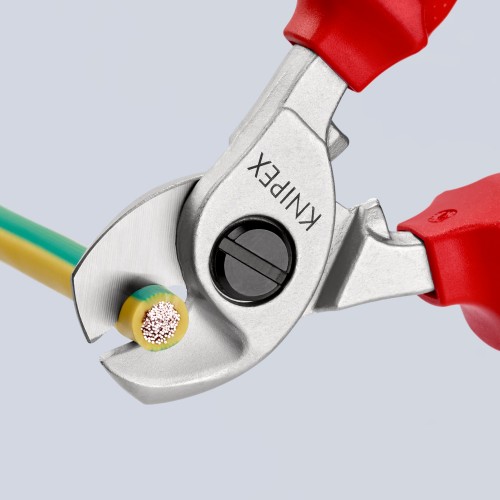 Knipex Alicate cortacables con mangos bicomponentes aislados 165 mm