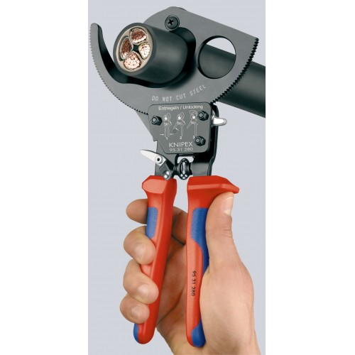 Knipex Cortacables de carraca 280 mm