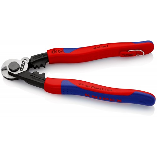 Knipex Alicate cortacables para cable trenzado anticaída 190 mm