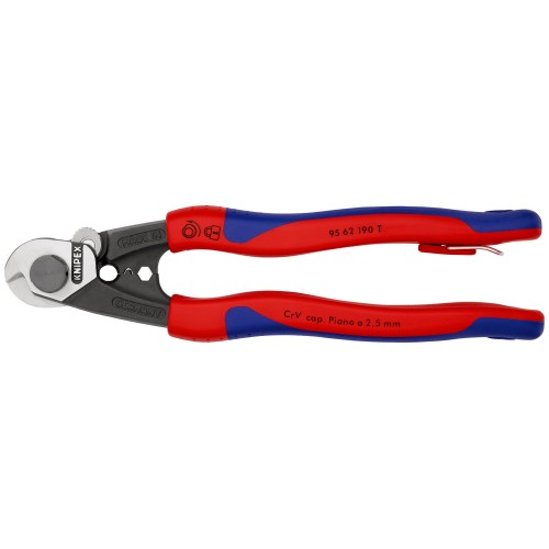 Knipex Alicate cortacables para cable trenzado anticaída 190 mm