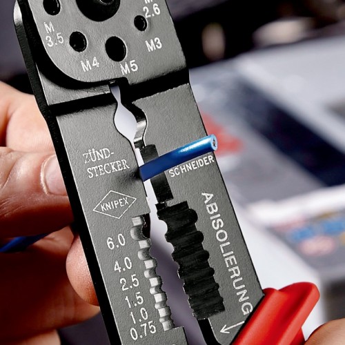 Knipex Alicate para entallar terminales 240 mm
