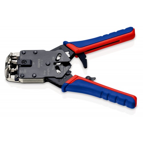 Knipex Crimpadora para terminales Western (RJ) 200 mm