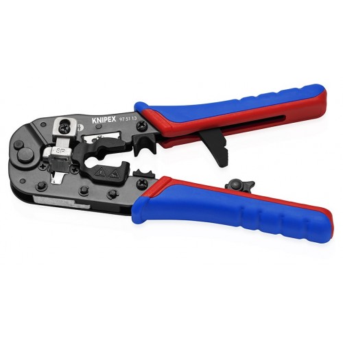 Knipex Crimpadora para terminales Western (RJ) 191 mm