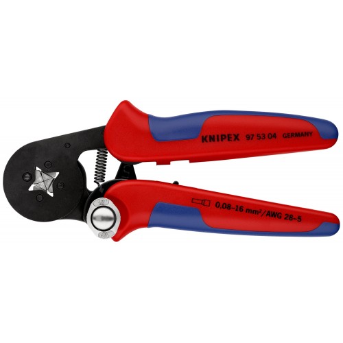 Knipex Crimpadora autoajustable para punteras huecas 180 mm