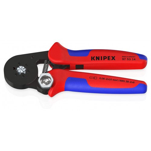 Knipex Crimpadora autoajustable para punteras huecas 180 mm