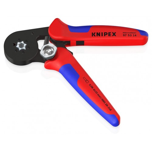Knipex Crimpadora autoajustable para punteras huecas 180 mm