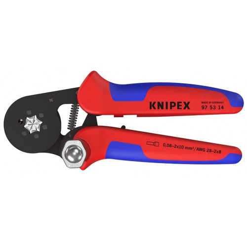 Knipex Crimpadora autoajustable para punteras huecas 180 mm