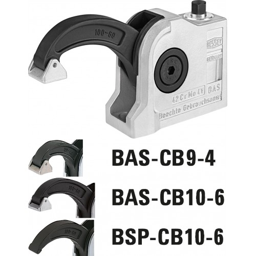 Bessey Mordaza compacta para máquinas Serie BAS-CB 88 mm