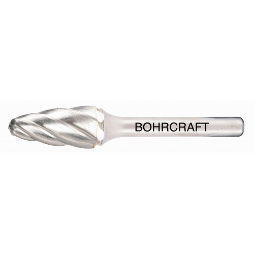 Bohrcraft Fresa rotativa MD Z-ALU forma F árbol // 6,0 mm mango 3mm